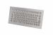 InduSteel® Stainless steel front mount keyboard compact, frontview