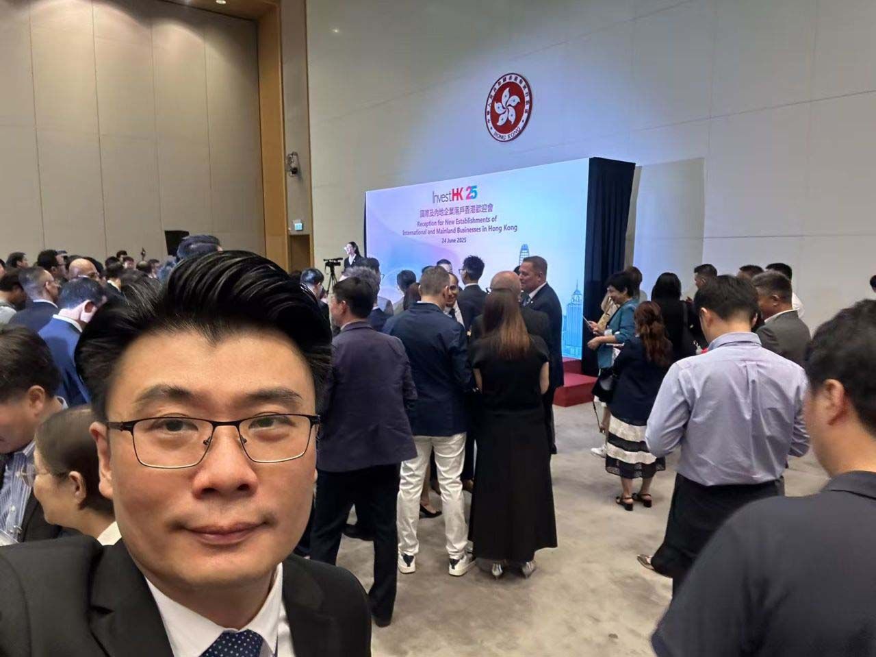 Adam Wong at the conference