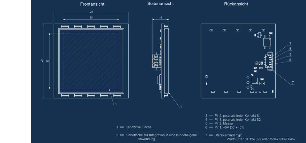 capacitive switch detail
