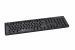 Long travel keyboard, black, GCQ Cleantype Easy Basic, frontview