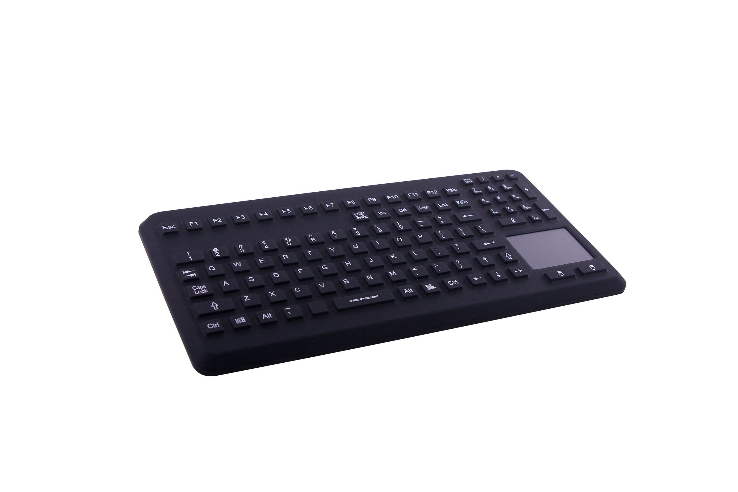 Induproof Advanced Touch, black, silicon keyboard