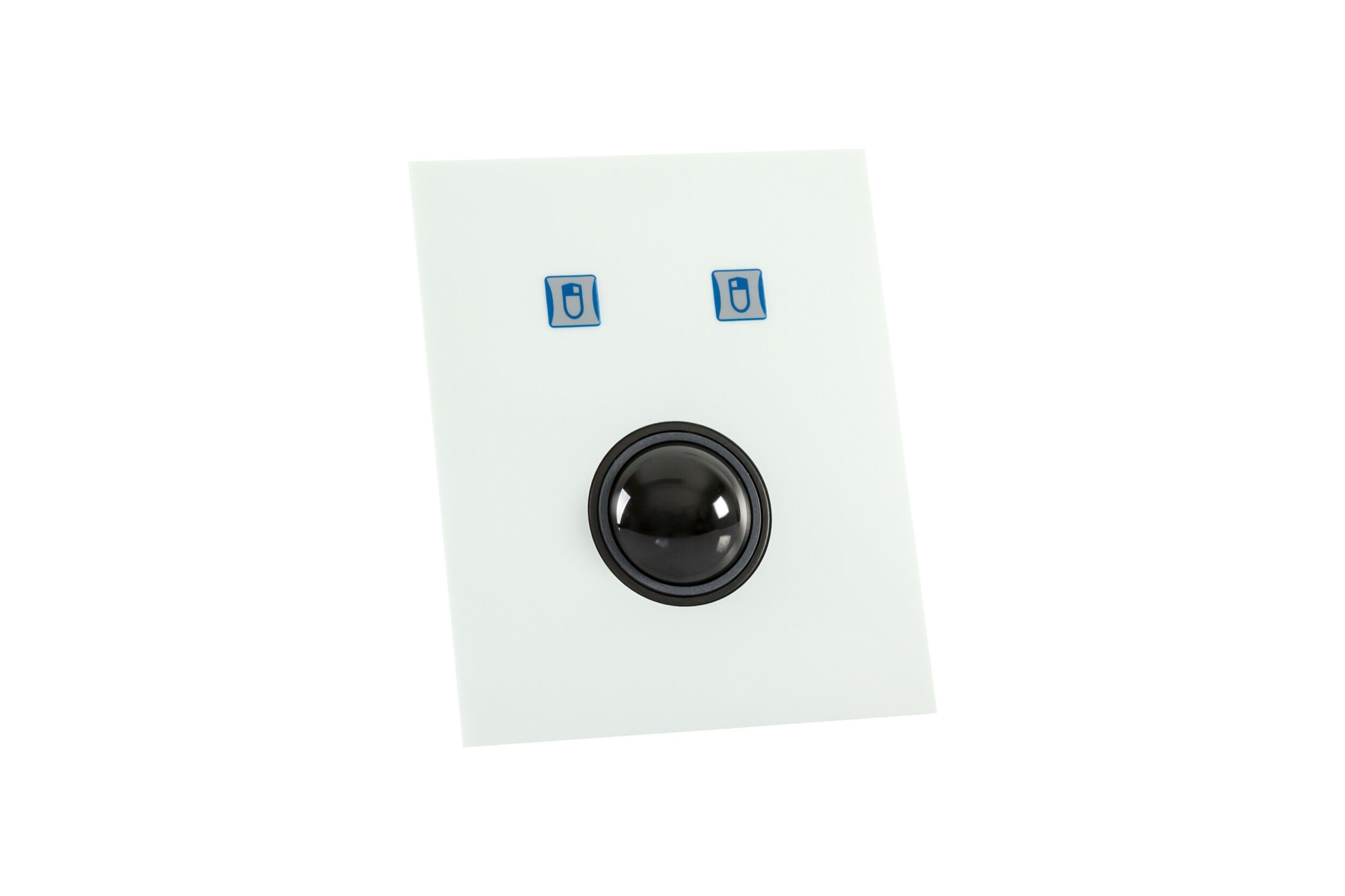 Trackball 38mm front panel industrial built-in module with 2 mouse buttons